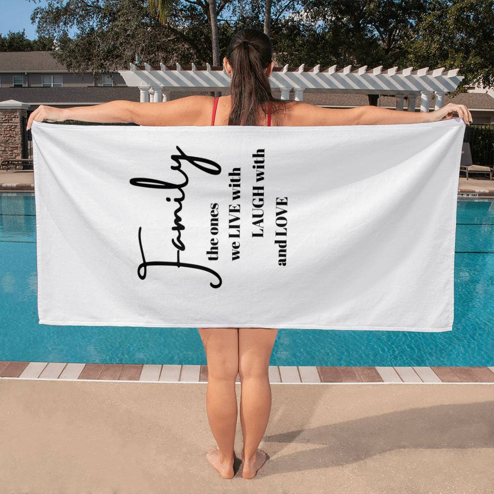 The Family Love Towel – Cozy, Elegant, and Made to Cherish