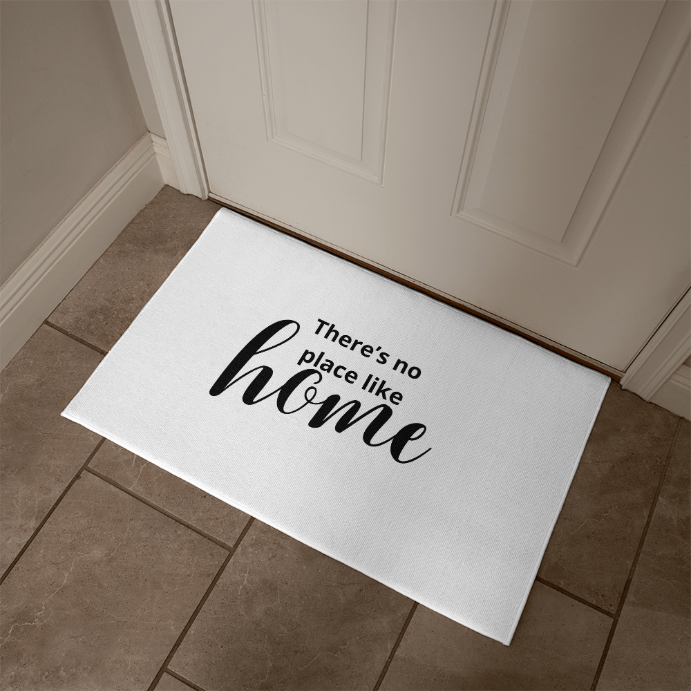 “There's No Place Like Home” Entry Mat – Durable, Non-Slip Welcome Mat for Indoor & Outdoor Spaces