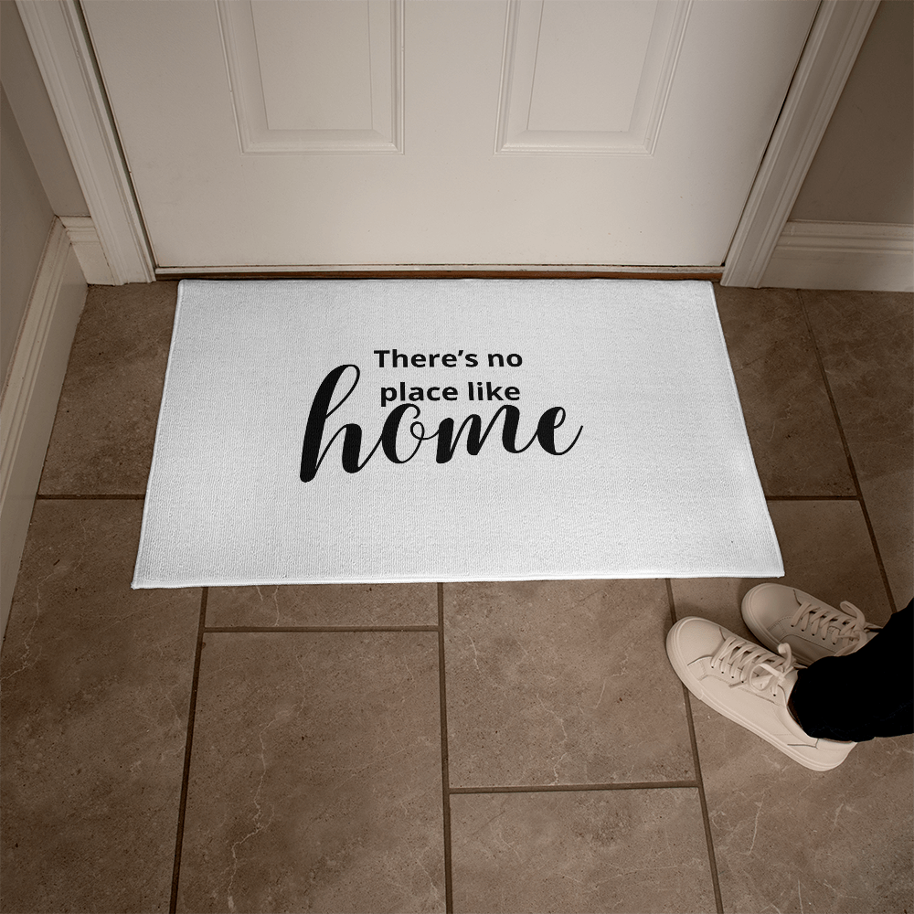 “There's No Place Like Home” Entry Mat – Durable, Non-Slip Welcome Mat for Indoor & Outdoor Spaces
