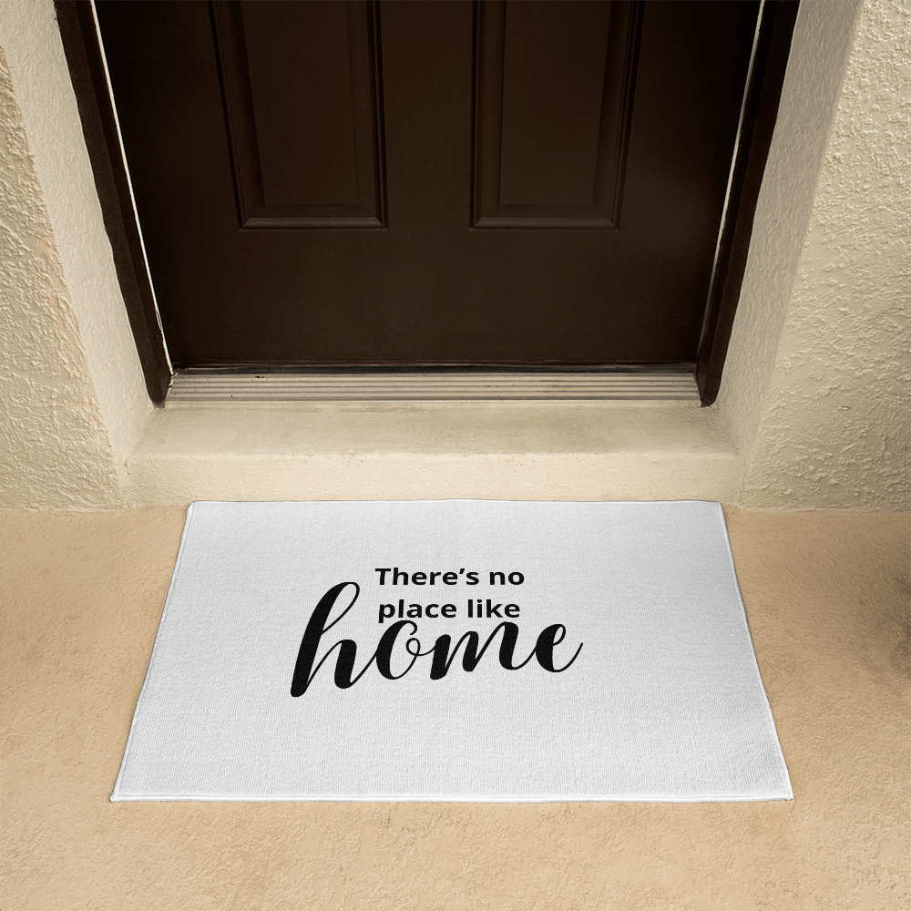 “There's No Place Like Home” Entry Mat – Durable, Non-Slip Welcome Mat for Indoor & Outdoor Spaces