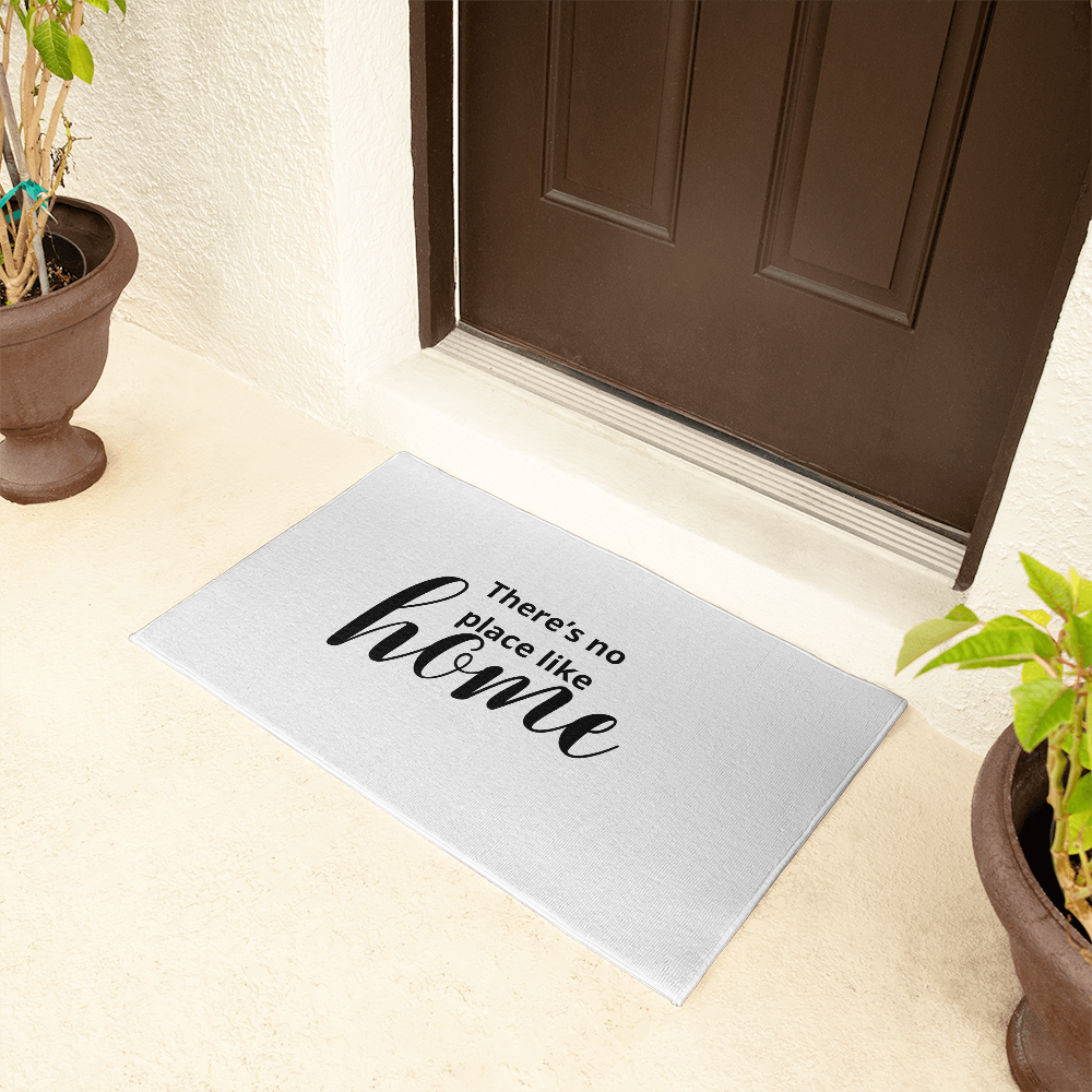 “There's No Place Like Home” Entry Mat – Durable, Non-Slip Welcome Mat for Indoor & Outdoor Spaces