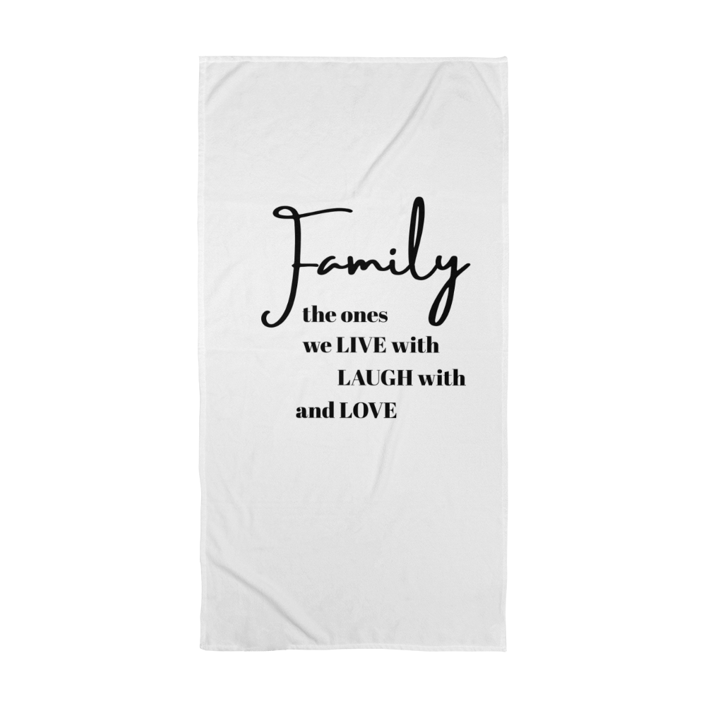 The Family Love Towel – Cozy, Elegant, and Made to Cherish
