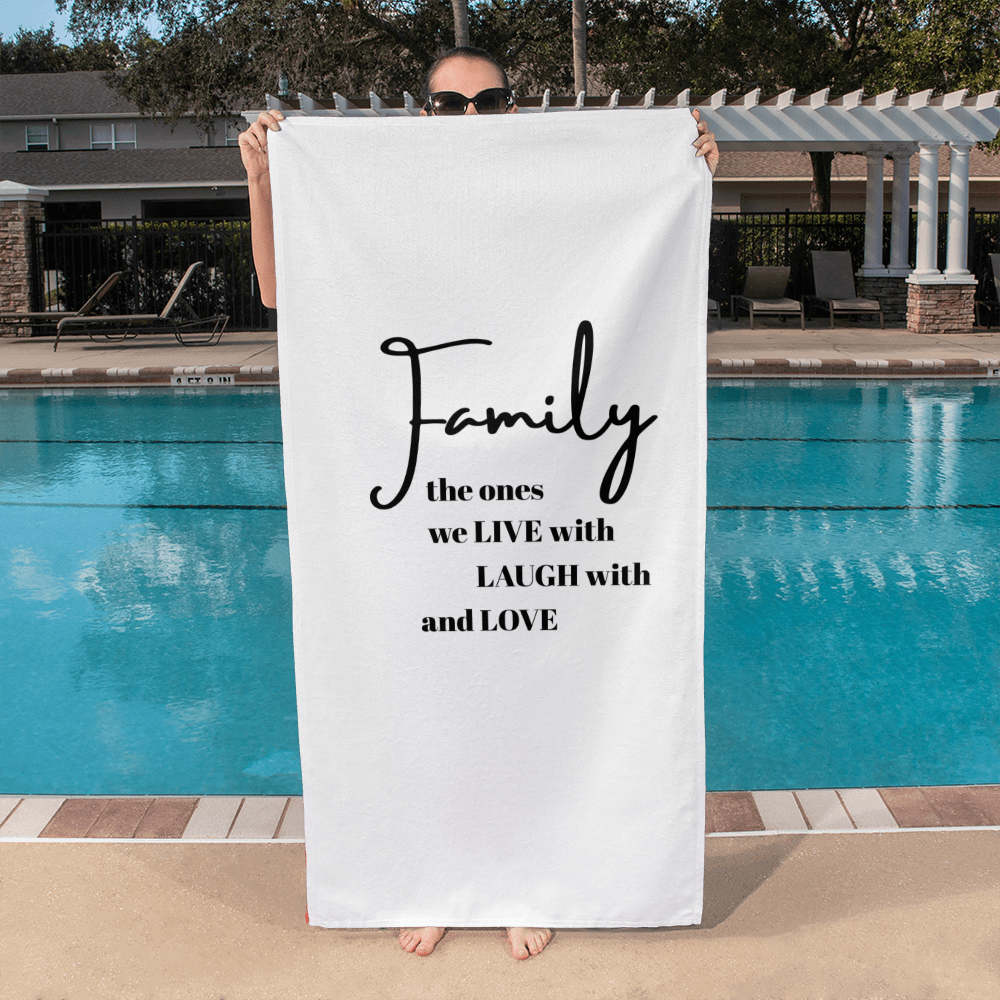 The Family Love Towel – Cozy, Elegant, and Made to Cherish