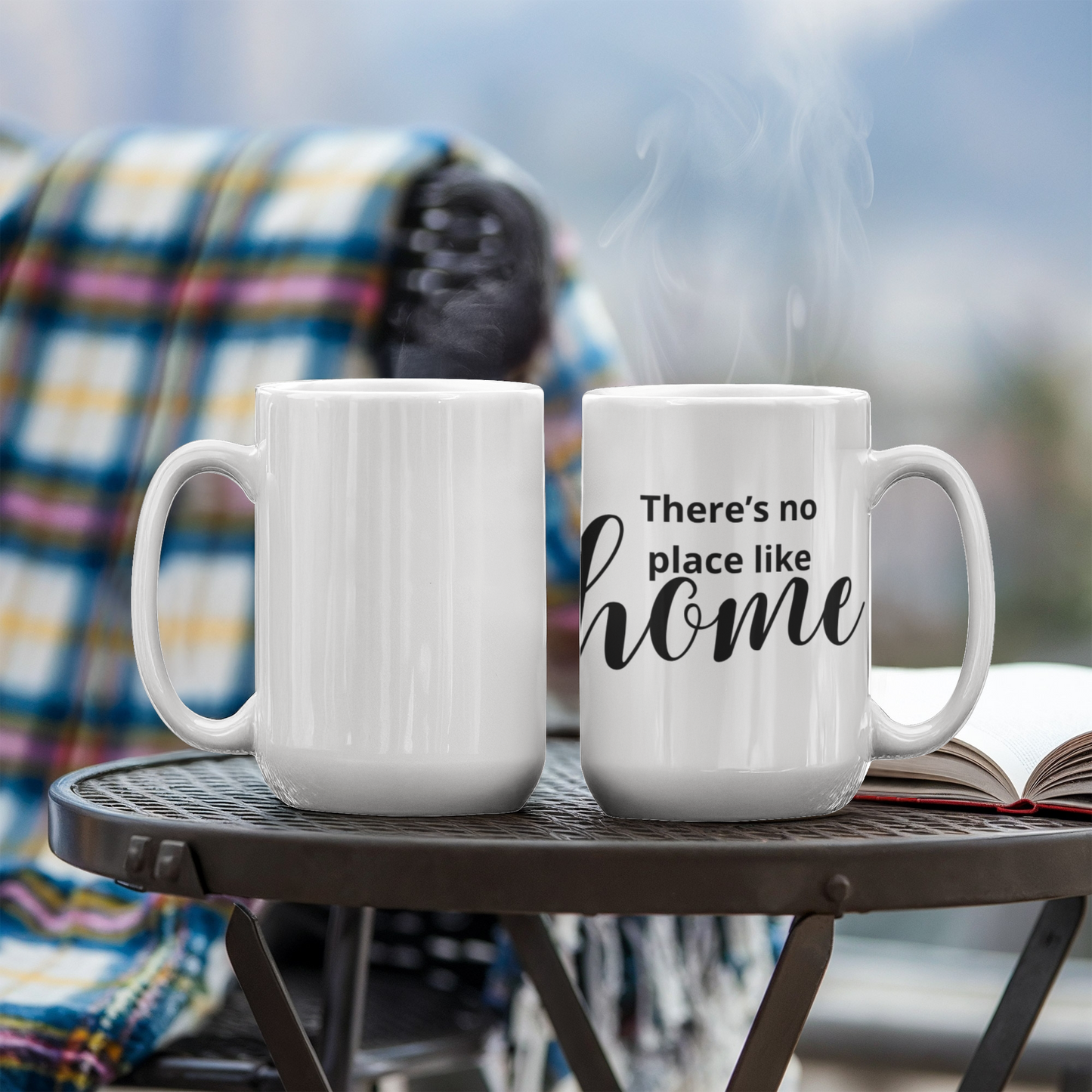 There's No Place Like Home – Cozy Ceramic Mug for Every Sip, Coffee Mug, Tea Mug
